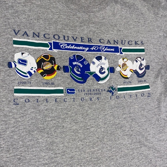 Grey Vancouver Canucks Graphic Tee - Picture 2 of 4